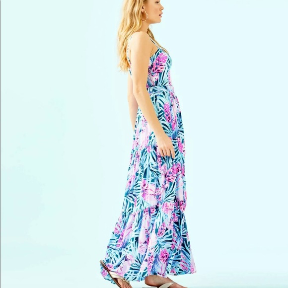 New Lilly Pulitzer Aviana Maxi Dress - Picture 3 of 8